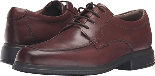 Men’s Bostonian Tifton Edge Oxford Dress Shoes, Brown Leather, 9M, NIB