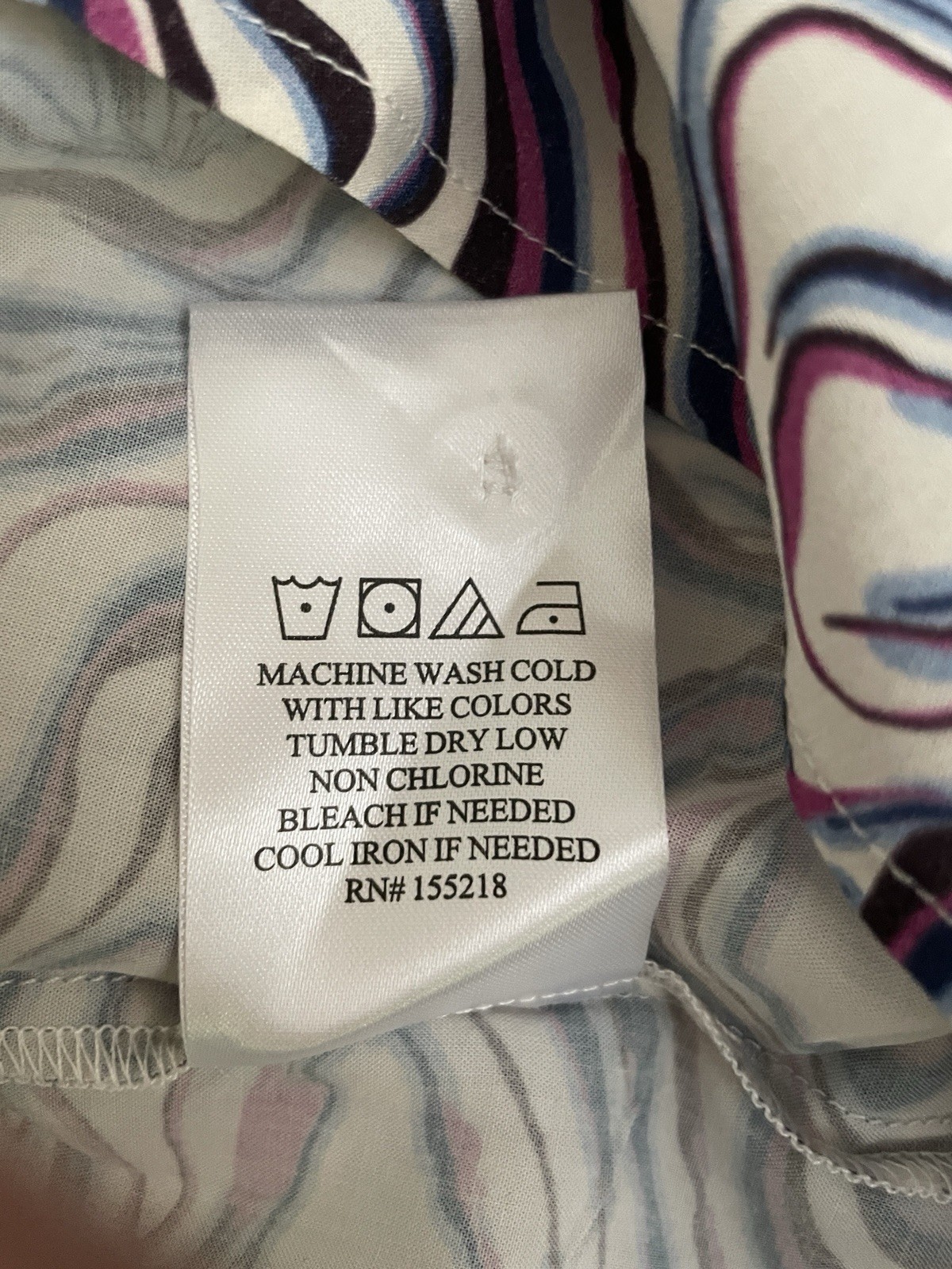 Wildfang The Empower Swirl Shirt Blouse Women’s XL Button up Short Sleeves NWT