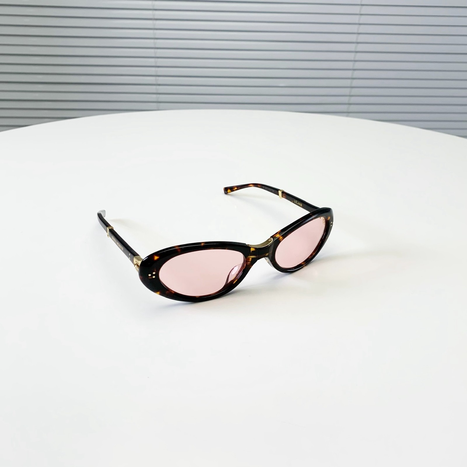 GENTLE MONSTER LOLANG Havana Pink 55口21-132 Sunglasses New w/ Case