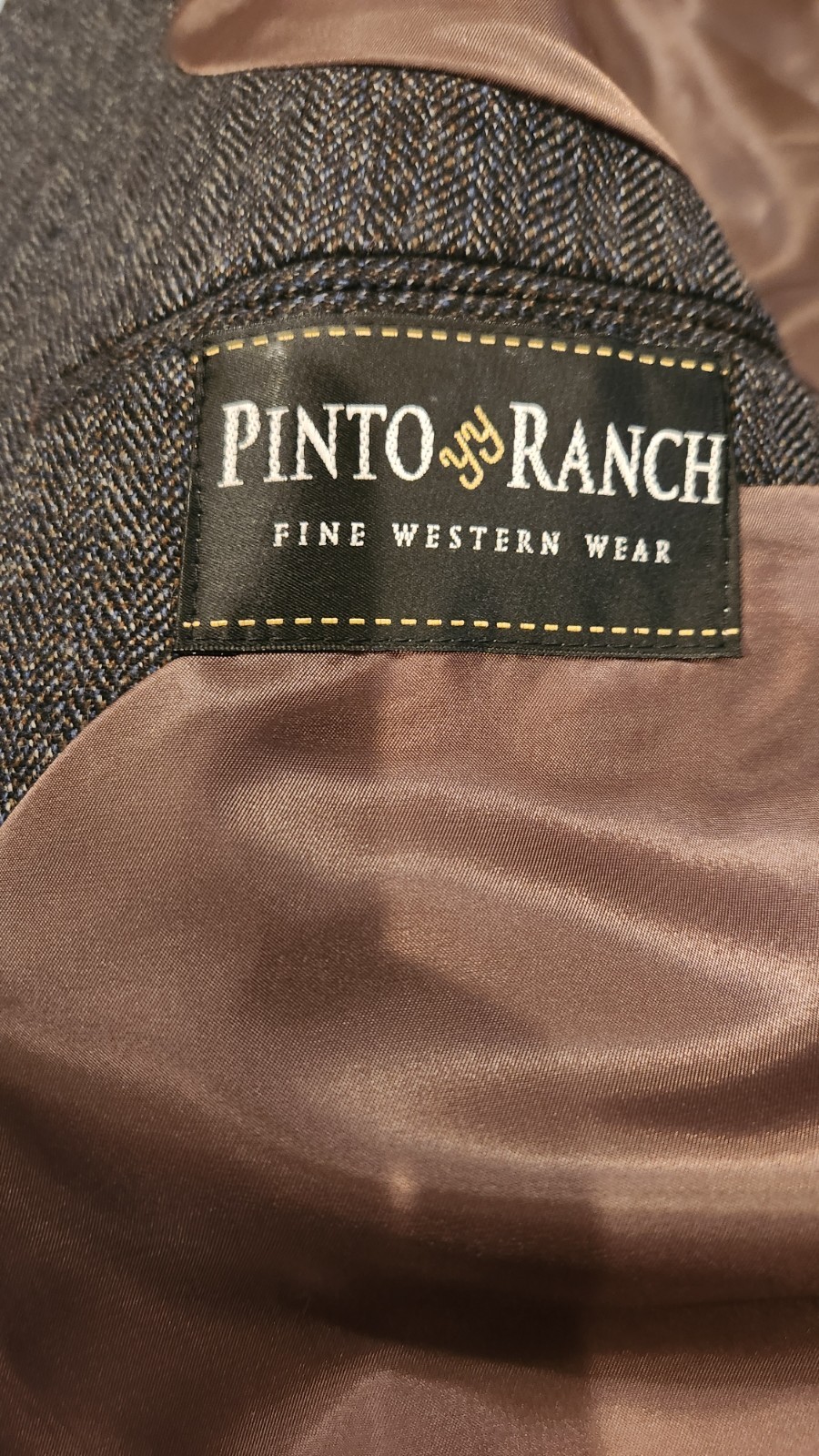Pinto Ranch Fine Western Wear 100% Lambswool Men’s Blazer RG 48 (See Description