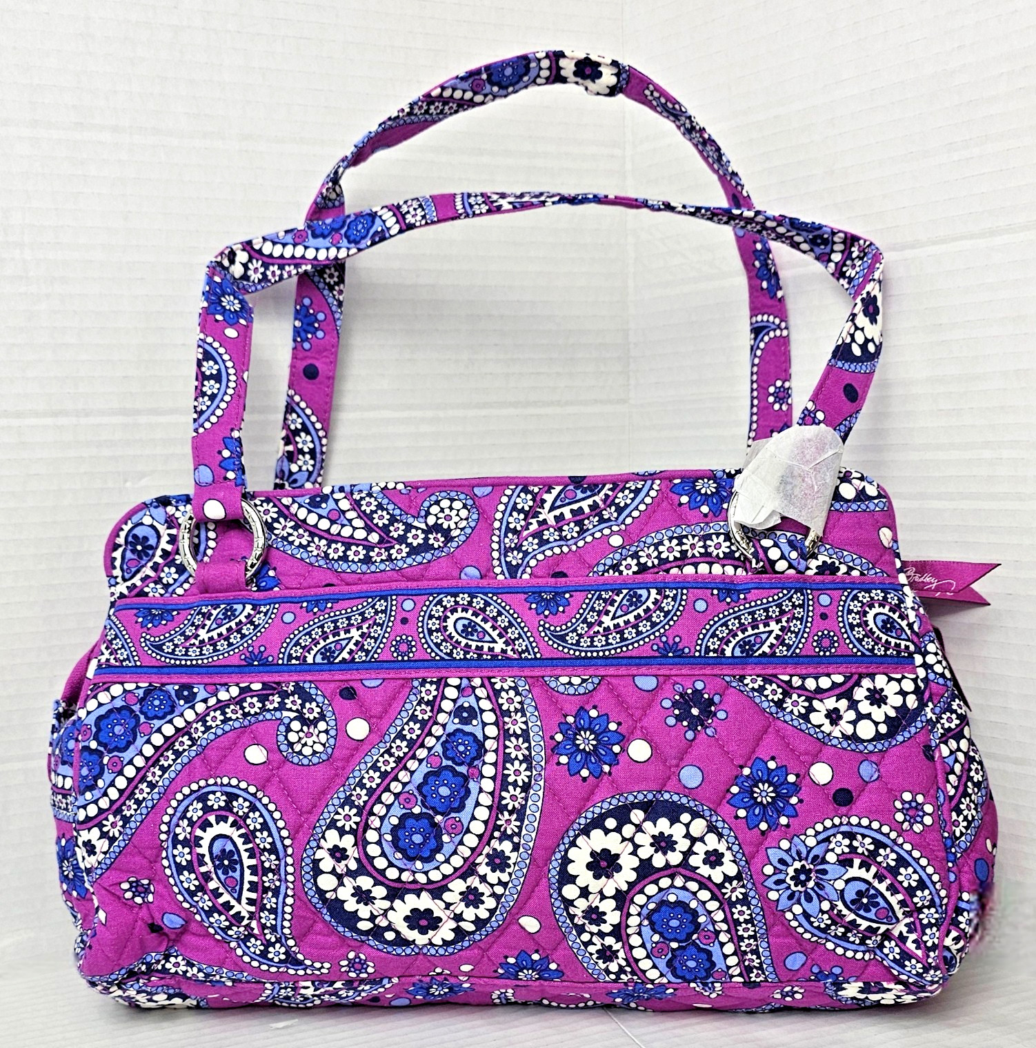 Vera Bradley Whitney Shoulder Bag in Cotton Boysenberry