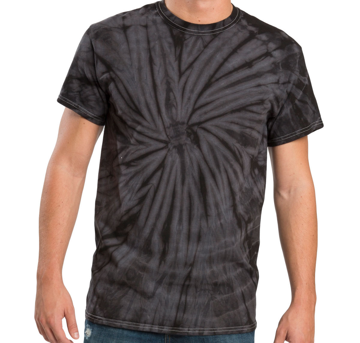 Tie Dye T-Shirts Plain Colors Kids and Adult Colortone 100% Cotton