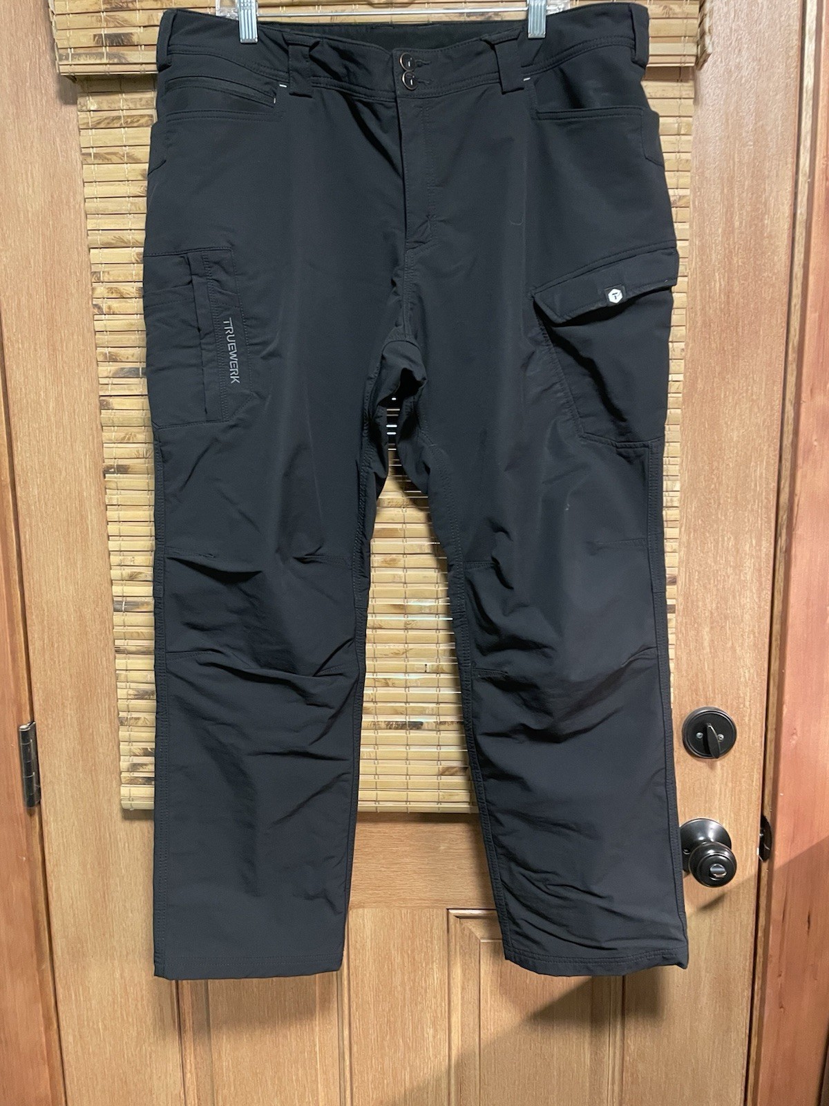 Truewerk T2 Werkpants Mens 40×30 Black Water Resistant Pants Softshell