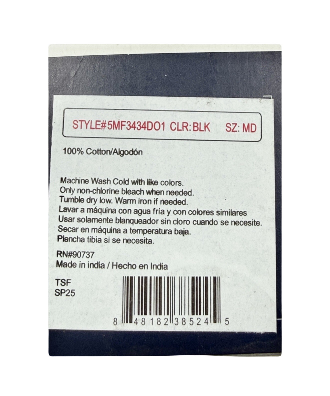 NWT Dockers. Men’s 5 Pack. Premium Cotton Fly Front Briefs. Black. MSRP $38.00