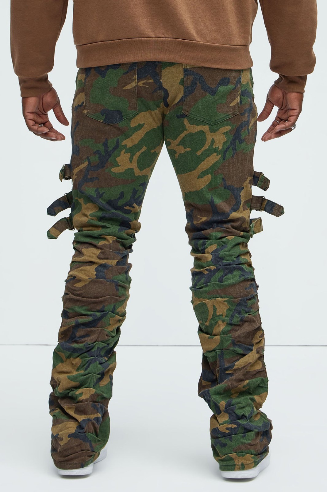 Camouflage. Stacked Skinny Flare Fit 5 Pocket Detail