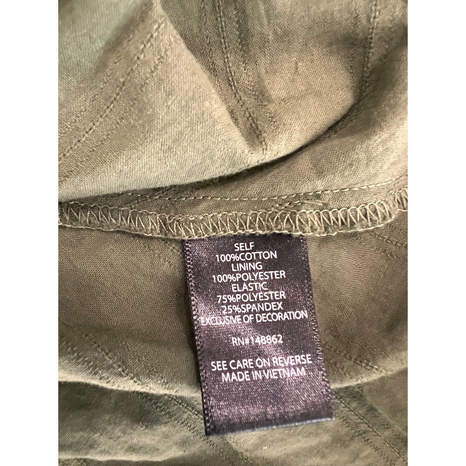 Torrid Cottagecore Boho Smocked Crochet Lace Off Shoulder Top Olive Green 1X