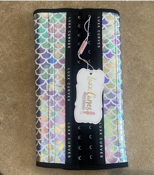 New In Package Luxx Curves Waist Trainer Size 3XS, Medium Torso, Mermaid Pattern