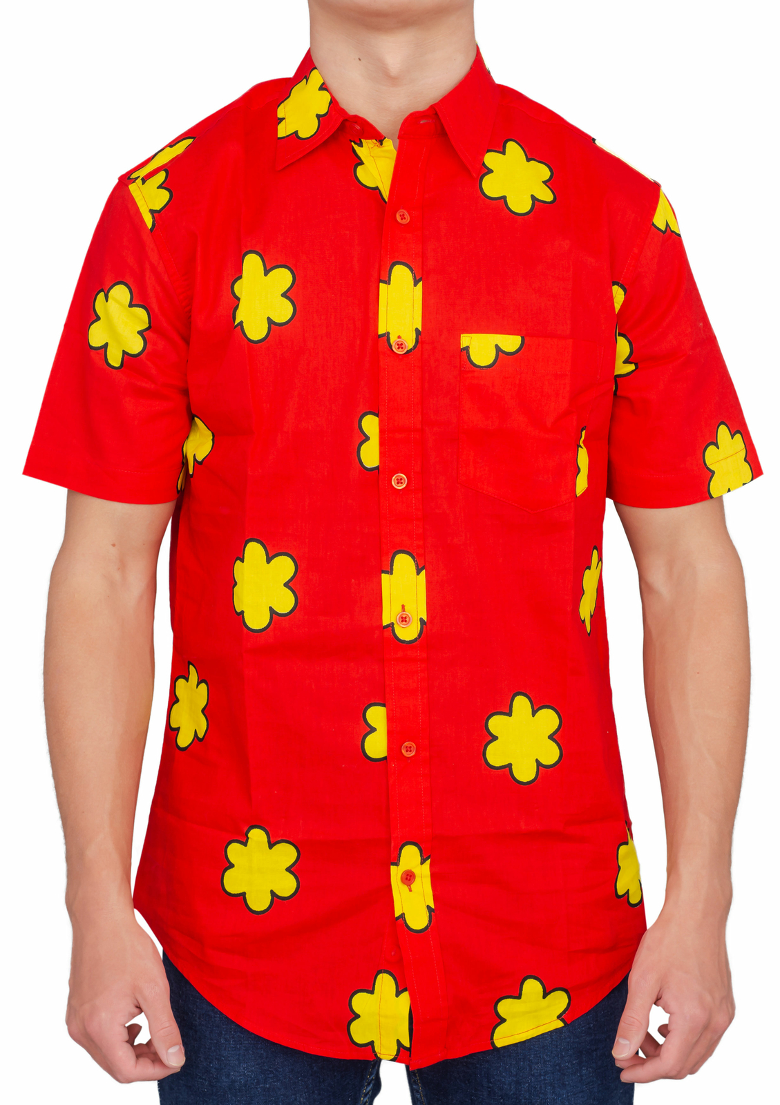 Adult Unisex Family Guy Quagmire Giggity Halloween Costume Button Down Shirt