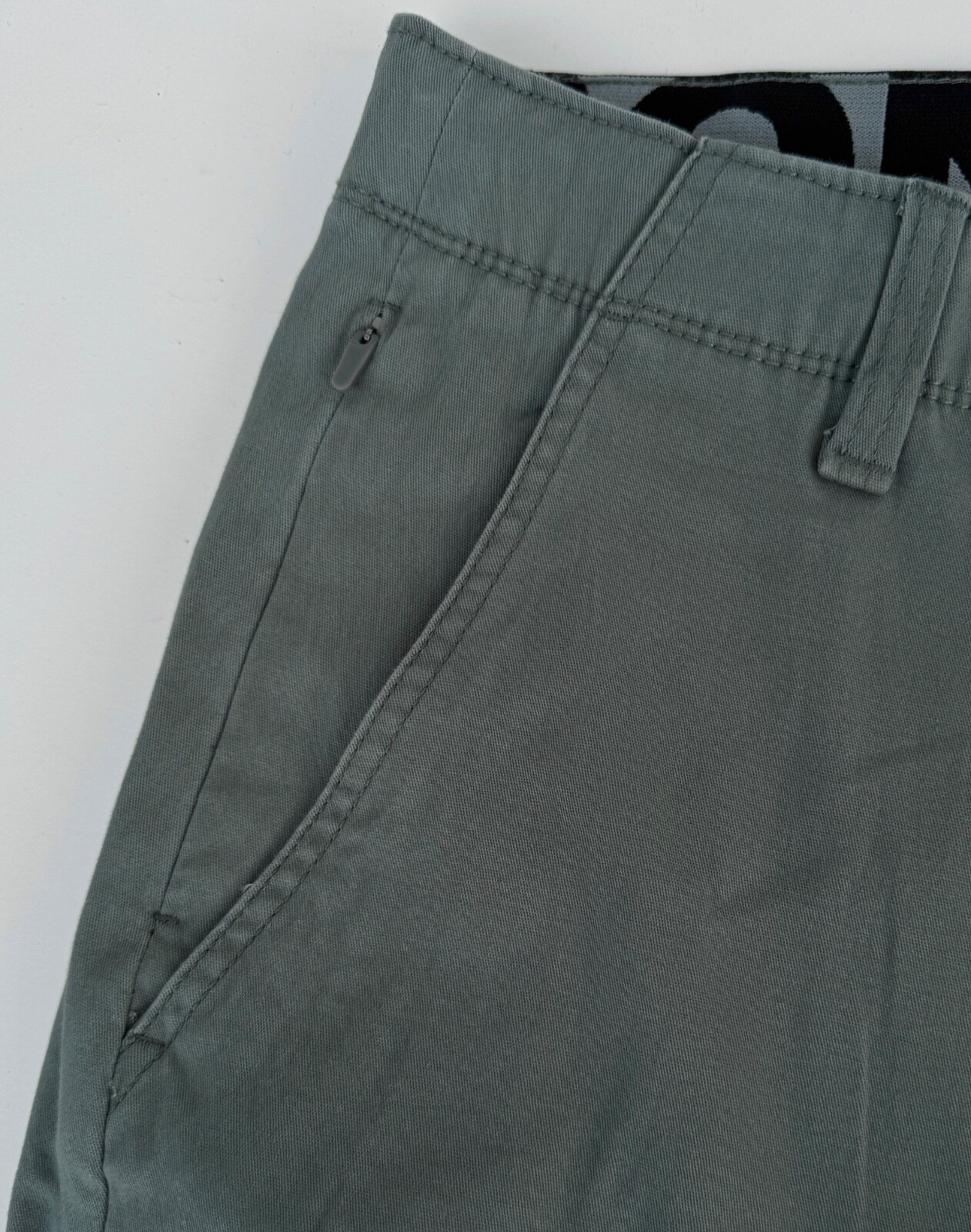 IRON CO Men’s Stretch Shorts (SIZE 31) Flex Waist Flat Front DUSTY SAGE New Tag!
