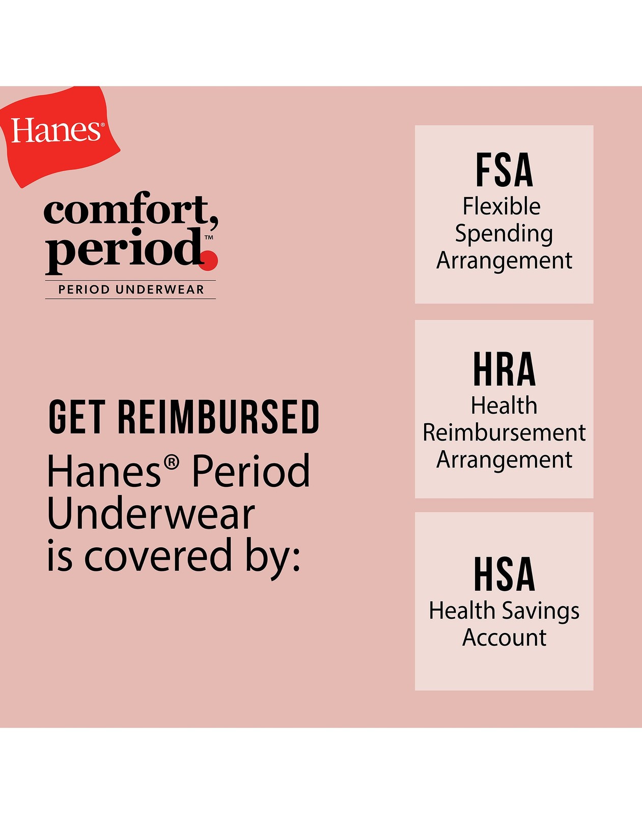 Hanes Brief 3-Pack Panties Fresh & Dry Moderate Leak Protection Womens Underwear