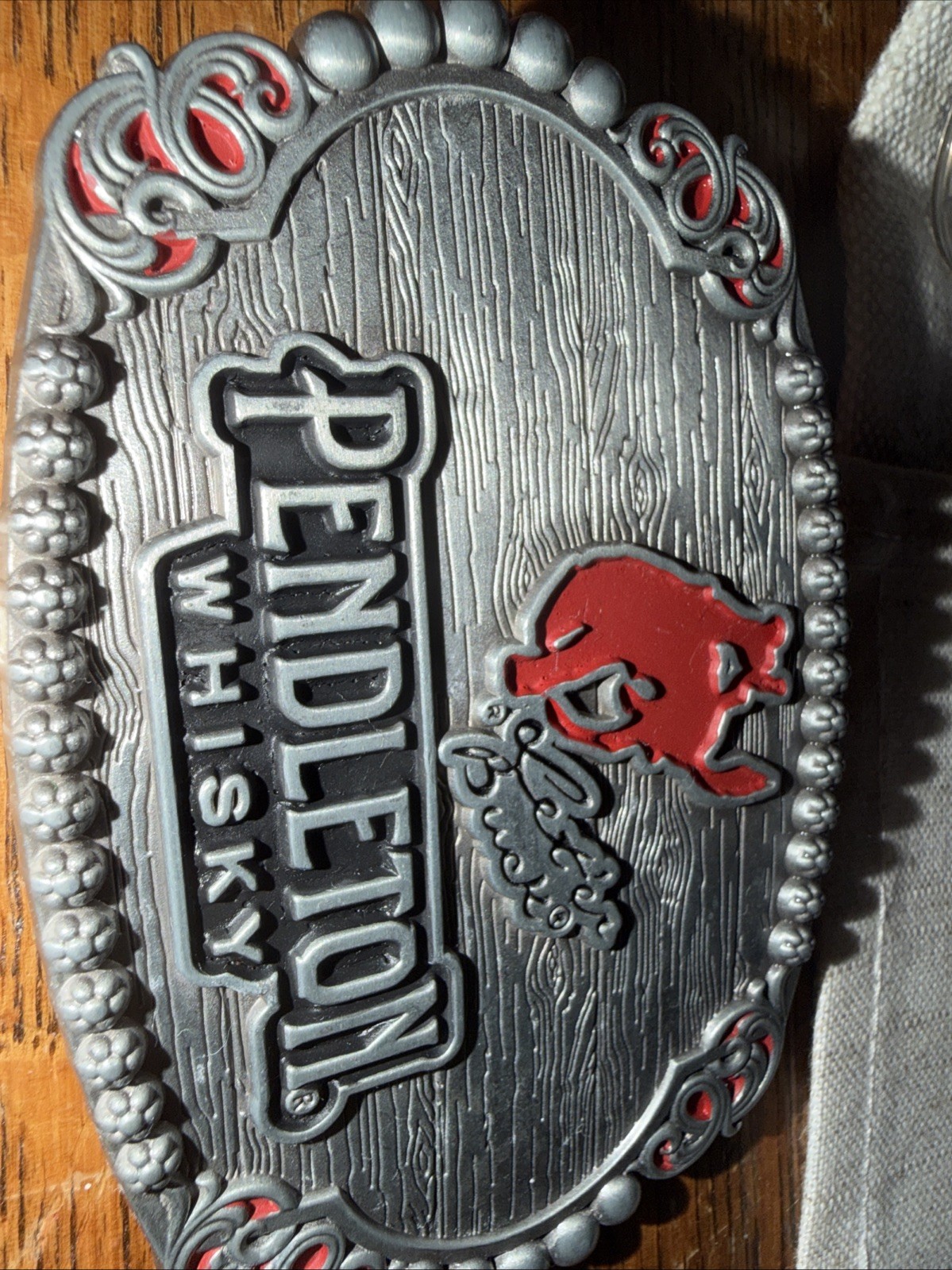 pendleton whisky belt buckle