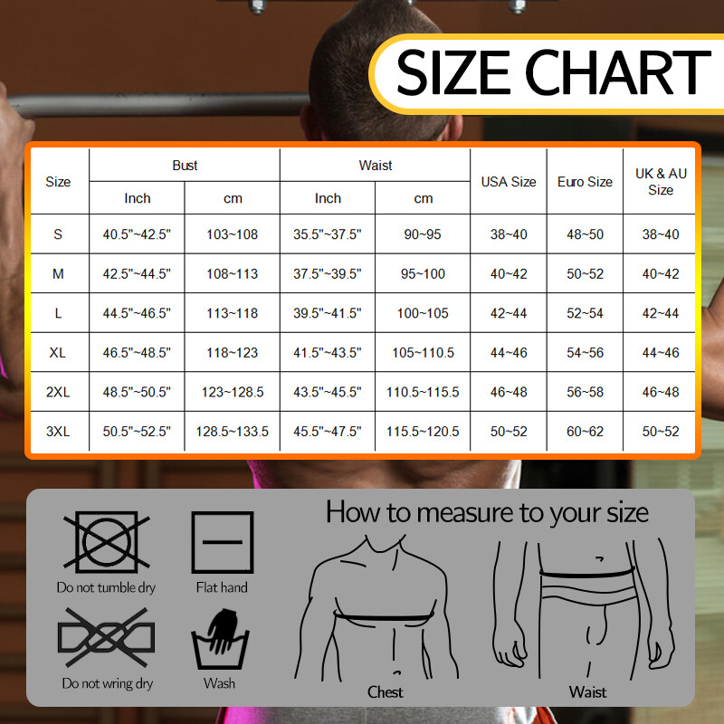 Gynecomastia Compress Tank Top Men Slim Body Shaper Vest Athletic Shirt Sauna NW