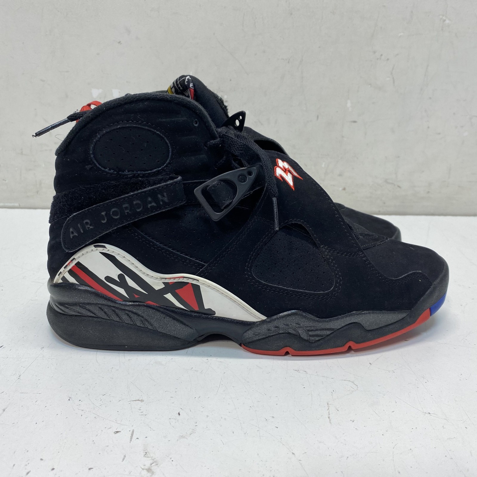 Nike Air Jordan 8 Retro Playoffs Black True Red 305381-062 Men’s Size 8.5