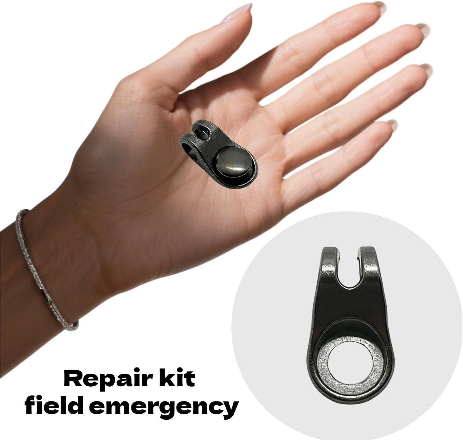 30-Piece Boot Eyelet Repair Kit for Hiking and Outdoor Footwear Maintenance