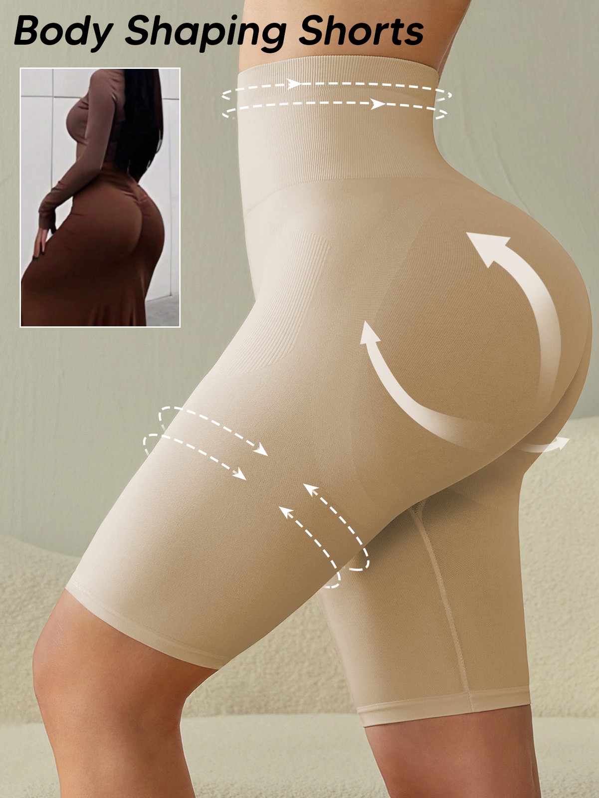 Fajas Women’s High Waist Shapewear Short Tummy Control Body Shaper Girdle Pants