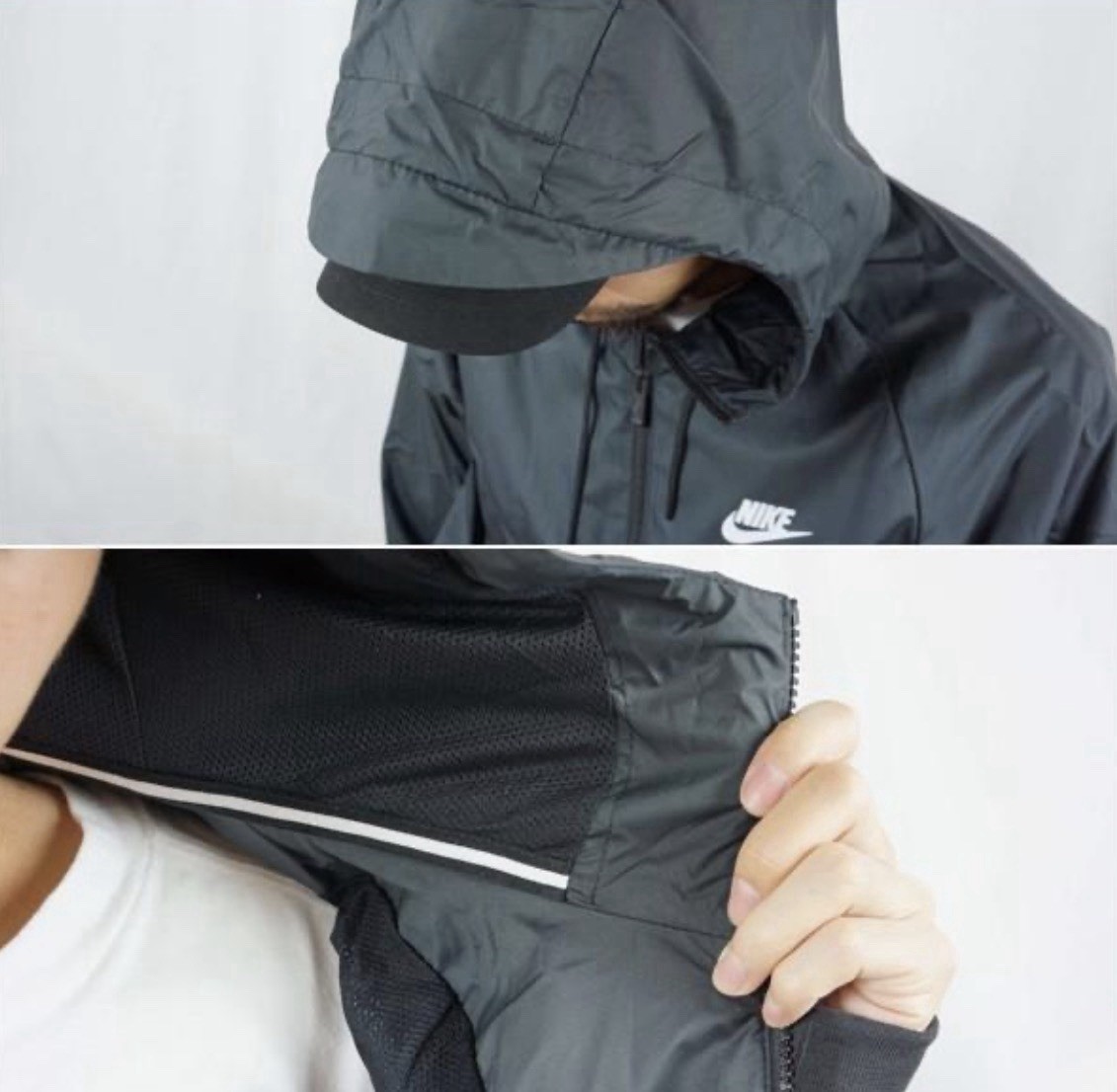 Nike Sportswear Windrunner Zip Jacket BLACK 727324-010 Men’s Sizes S M L XL XXL