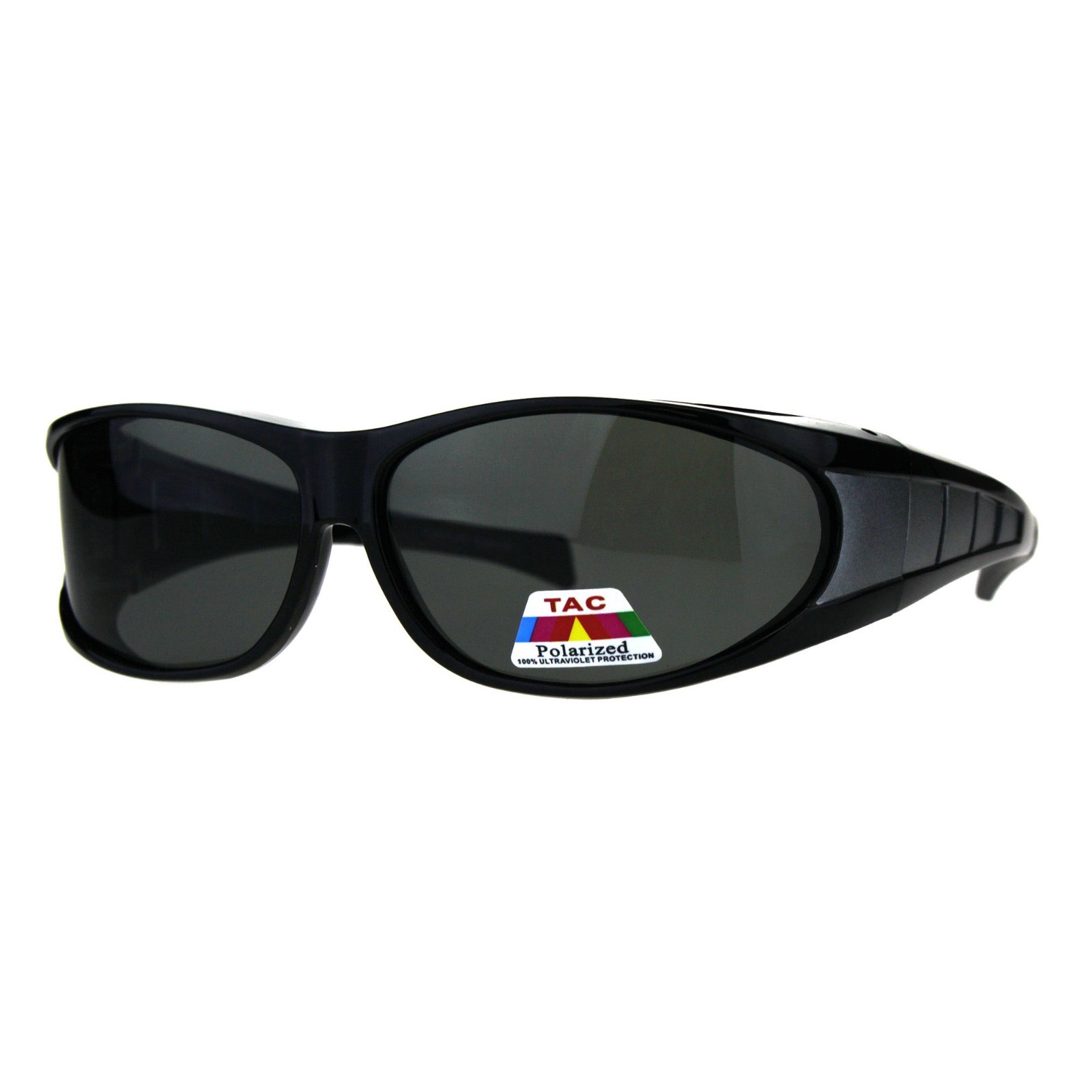 TAC Polarized Lens Fit Over Sunglasses Over The Glasses Large Oval Frame