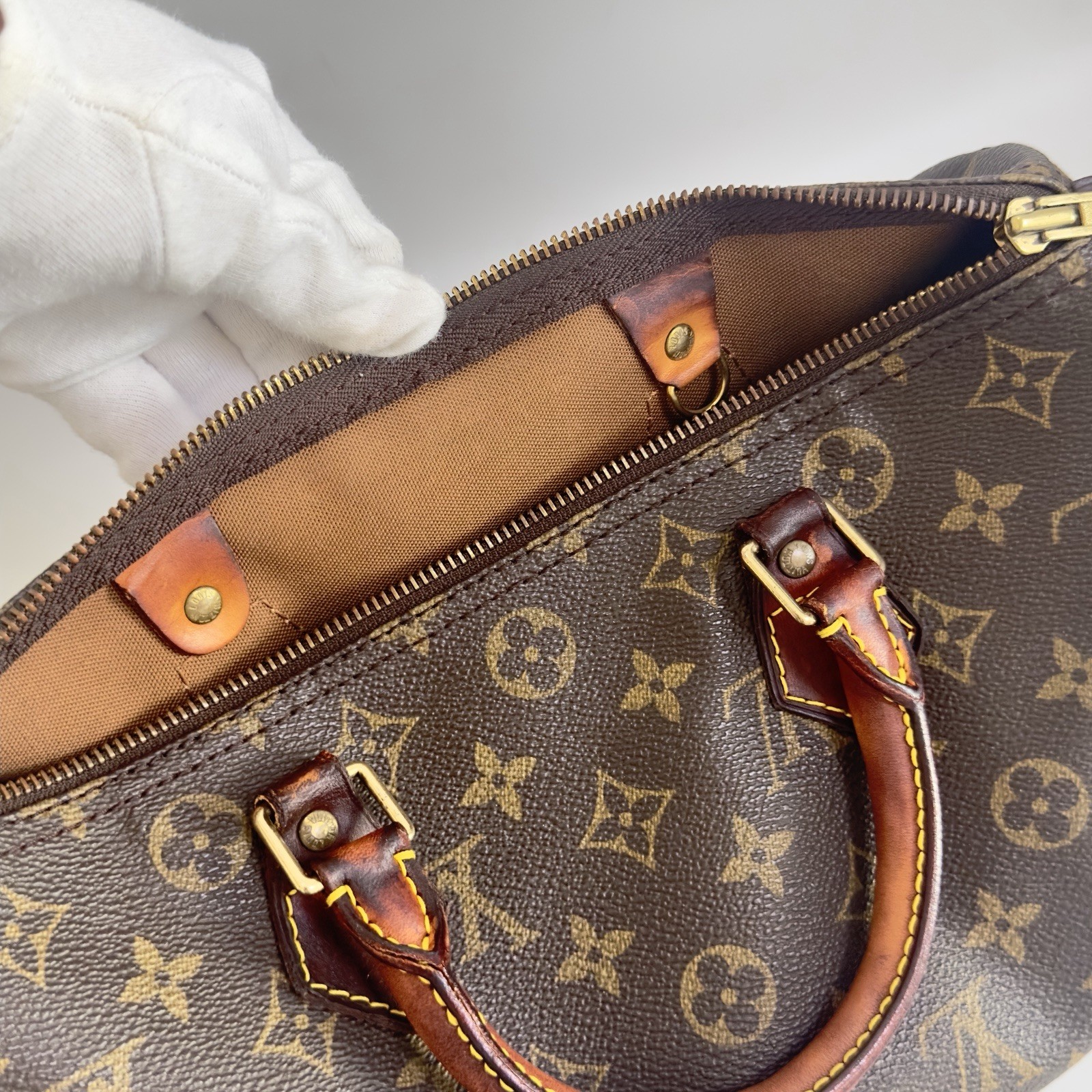 LOUIS VUITTON Speedy 30 M41526 Handbag Boston bag Monogram Brown Women’s Auth