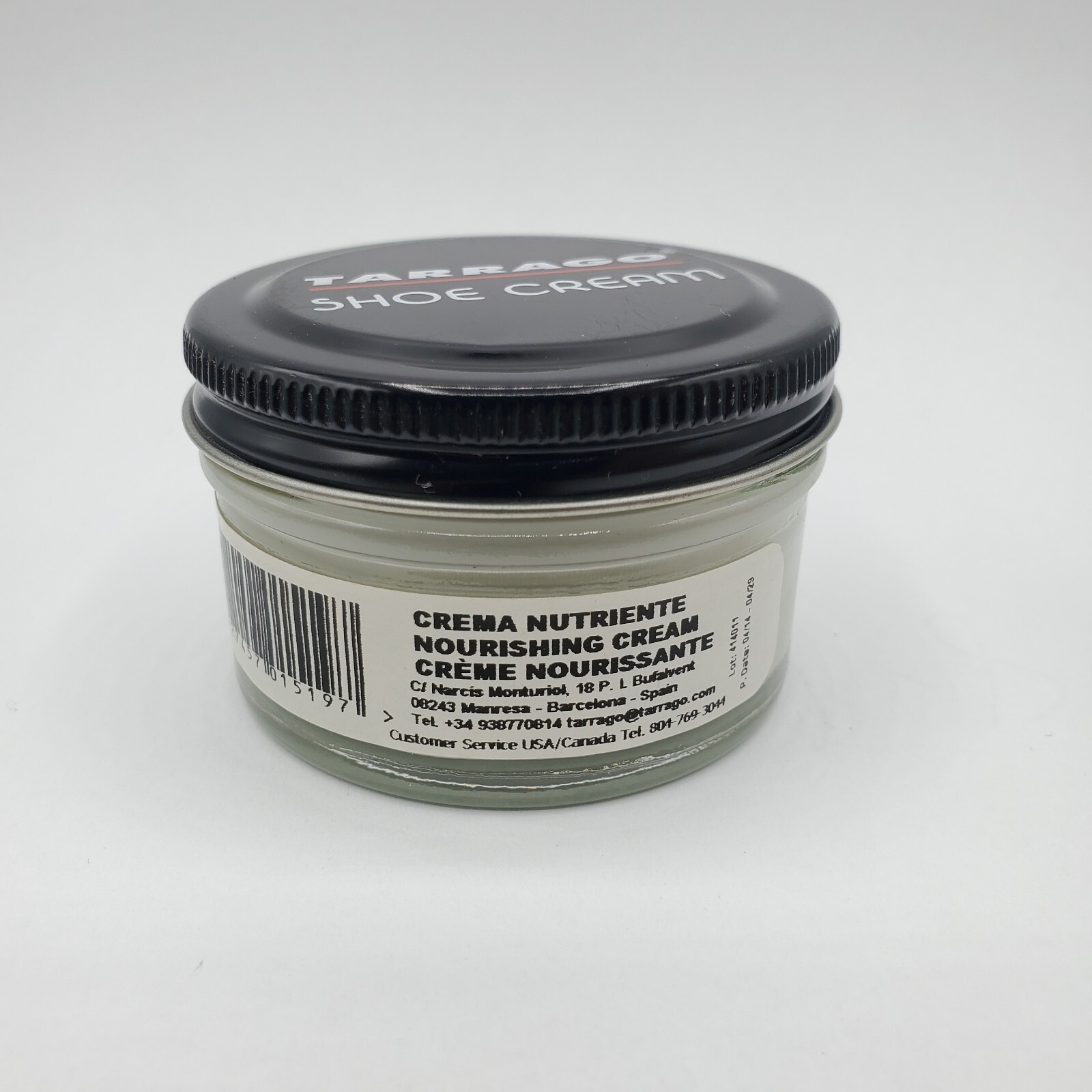 Tarrago Shoe Polish # 19 Pelican Cream Leather Protector 1.78 oz. 50ml