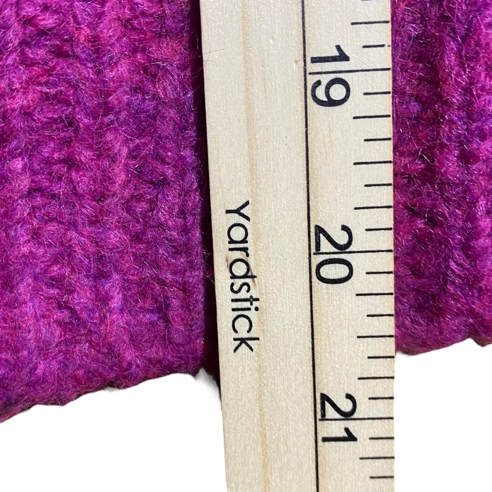 Derek Lam 10 Crosby – Locken Puff Sleeve Alpaca Blend Sweater in Fuchsia – Large
