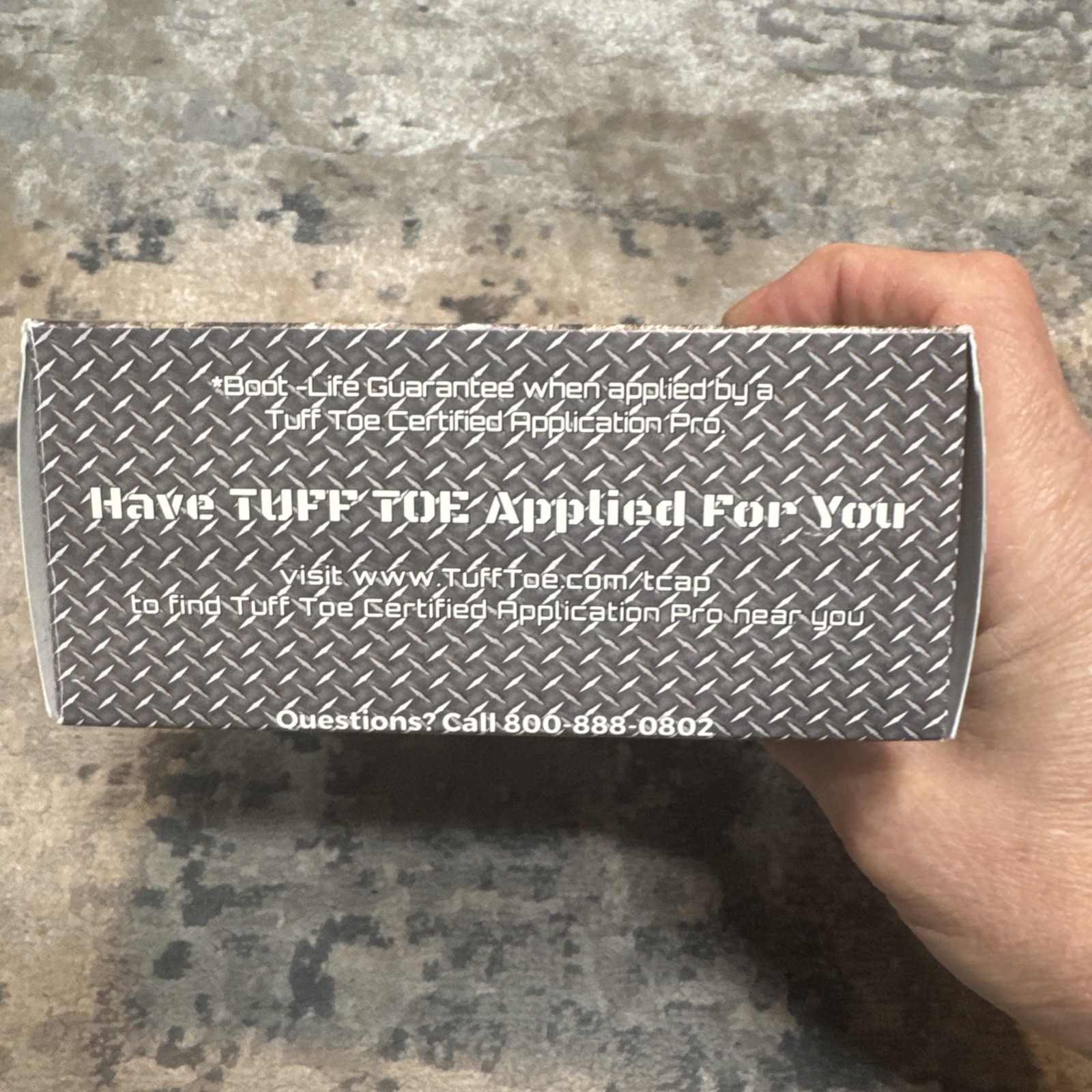 TUFF TOE Original Formula Work Boot Toe Guard Protection Leather Repair Kit NEW