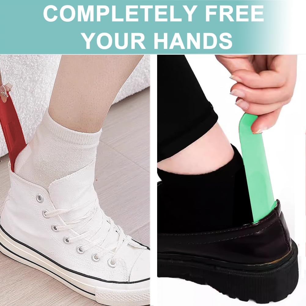 KHUYIO Shoe Horn 3Pack – Durable Horns for Men, Women, 7.5 Inches, White