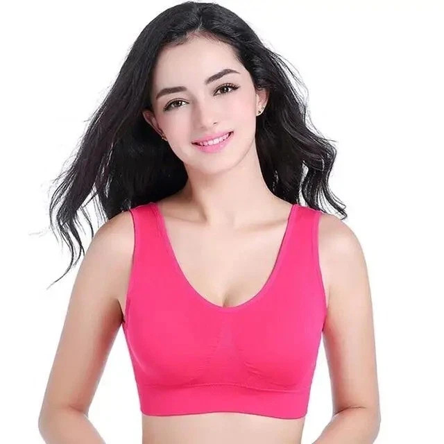 Women s Plus Size Seamless Bra S-7XL Wireless Non Wired Adjustable Sports Yoga