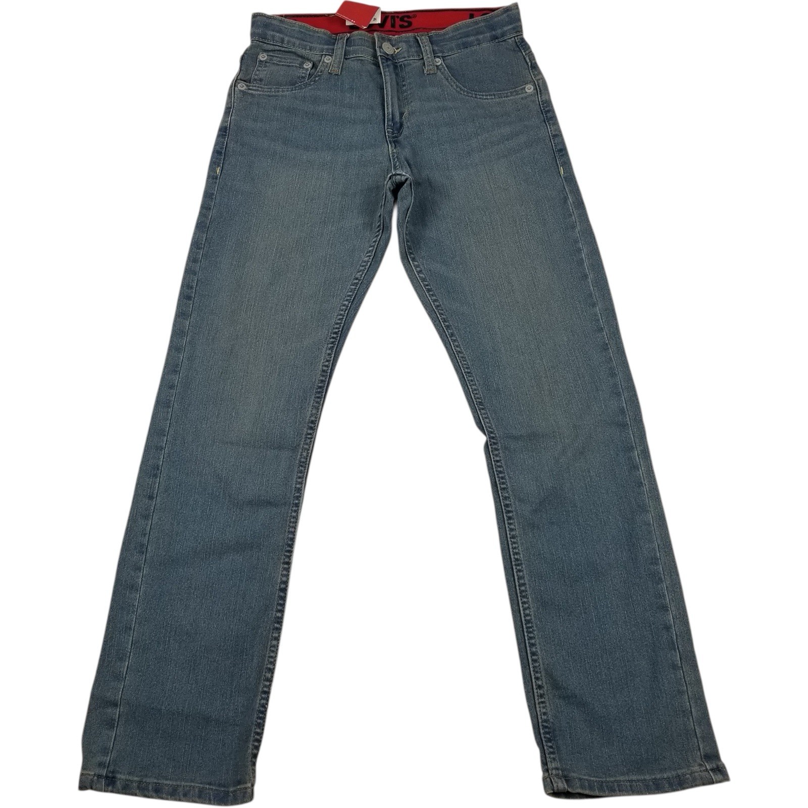 Levi’s Youth Boy’s sz 12 Slim Flex Stretch Adjustable Waist Straight Denim Jean