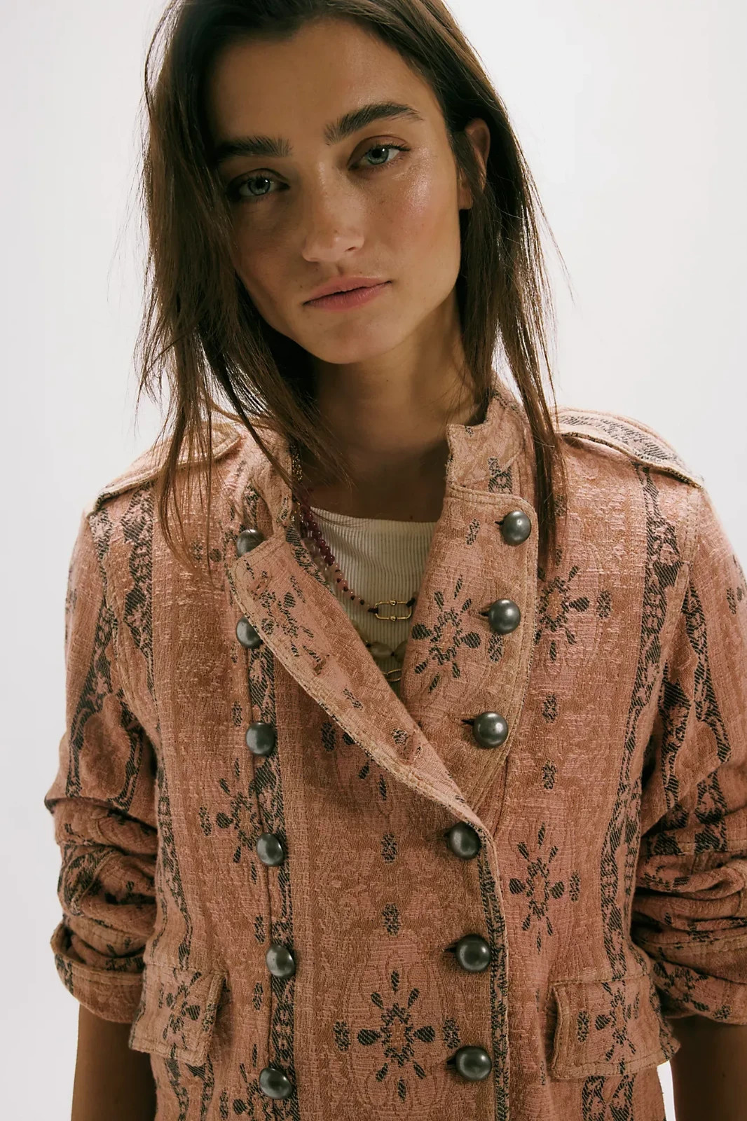 Freepeople Lotty Jacquard Band Jacket