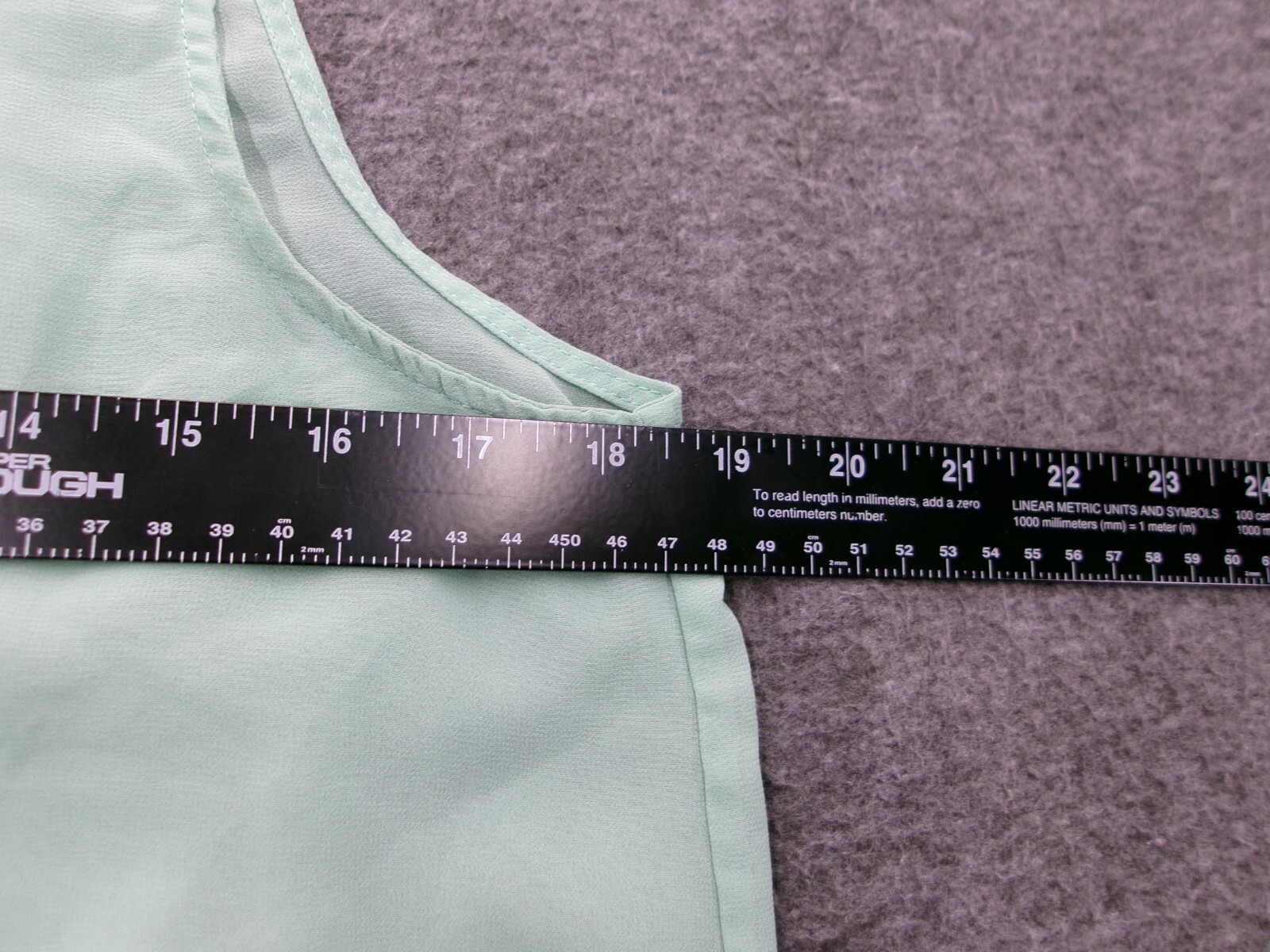 Sans Souci Top Women Medium Green Sheer Beachy Costal Causal Lightweight
