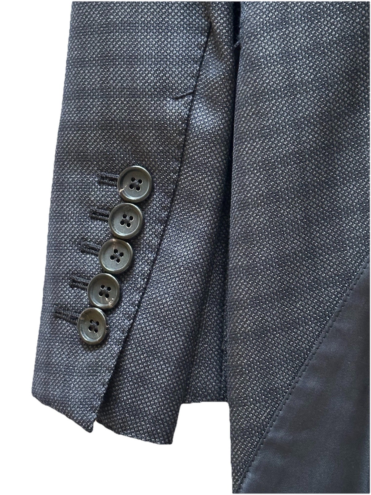 $4.8k NWT TOM FORD Grey Check 44R eu54 2 pc Windsor Wool Silk Mohair suit ITALY