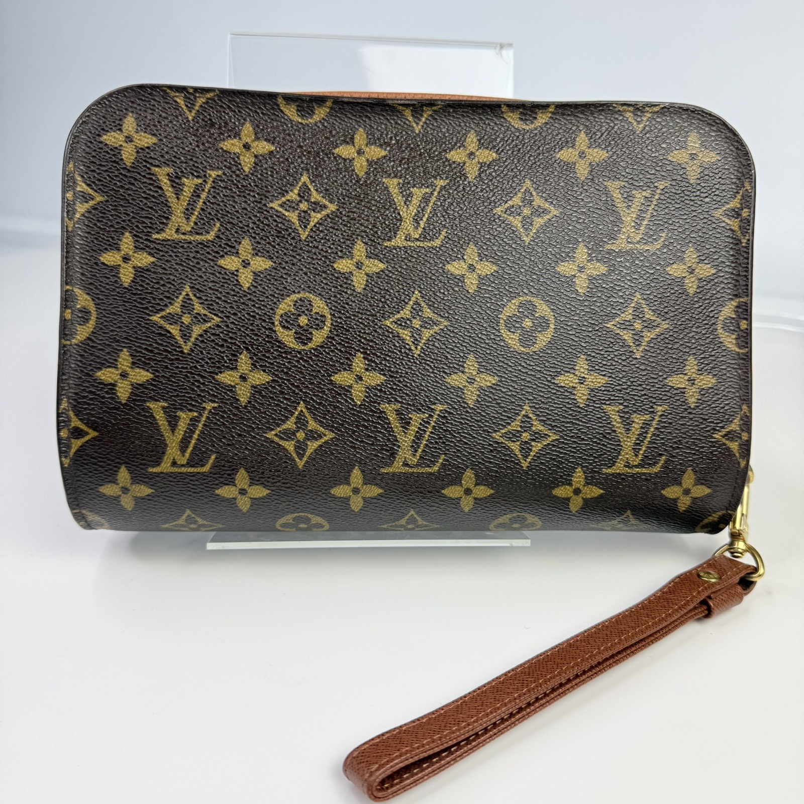 Authentic Vintage LOUIS VUITTON Monogram Orsay Clutch Bag