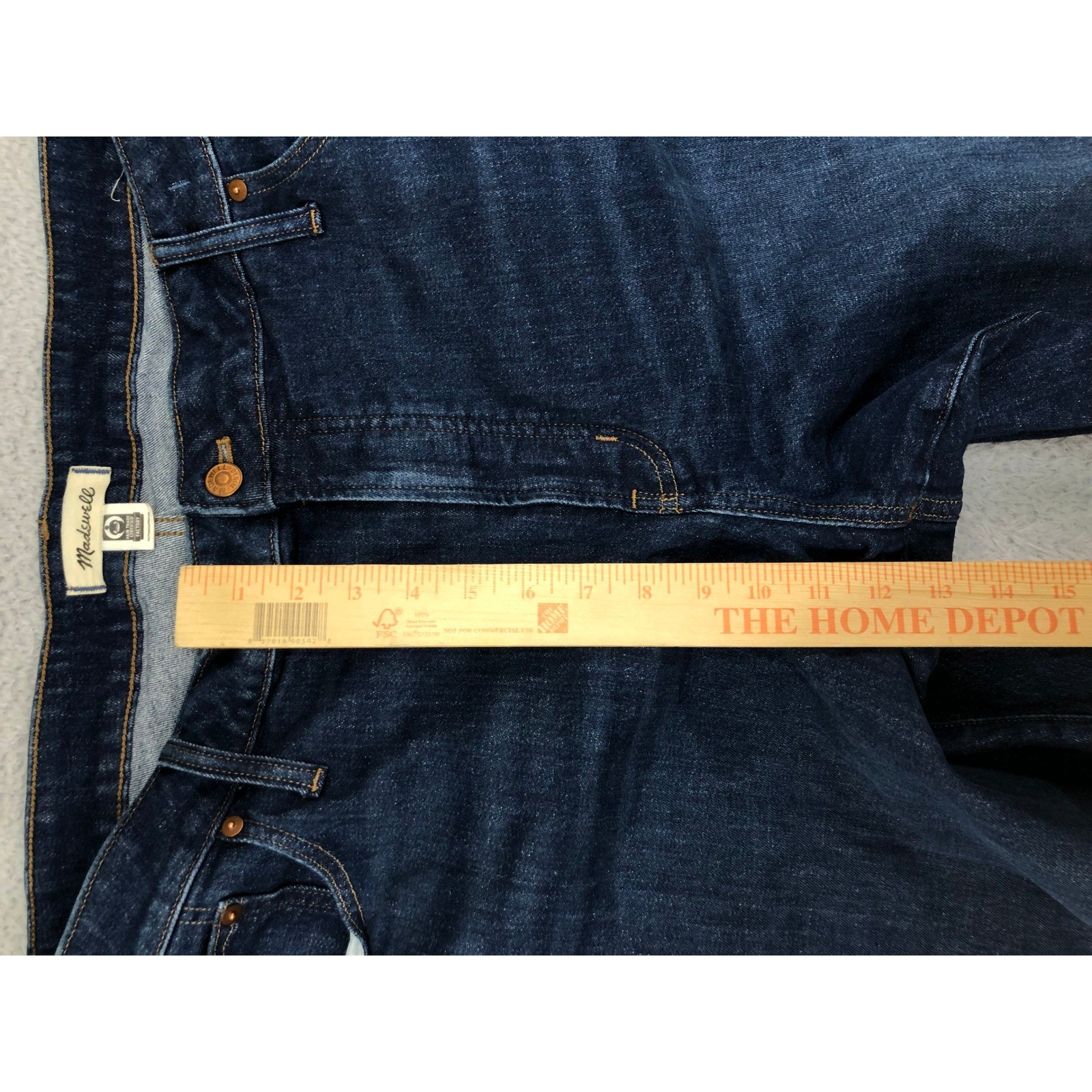 Madewell Jeans Women 24W (48×28) Blue The Perfect Vintage Wide Leg High Rise