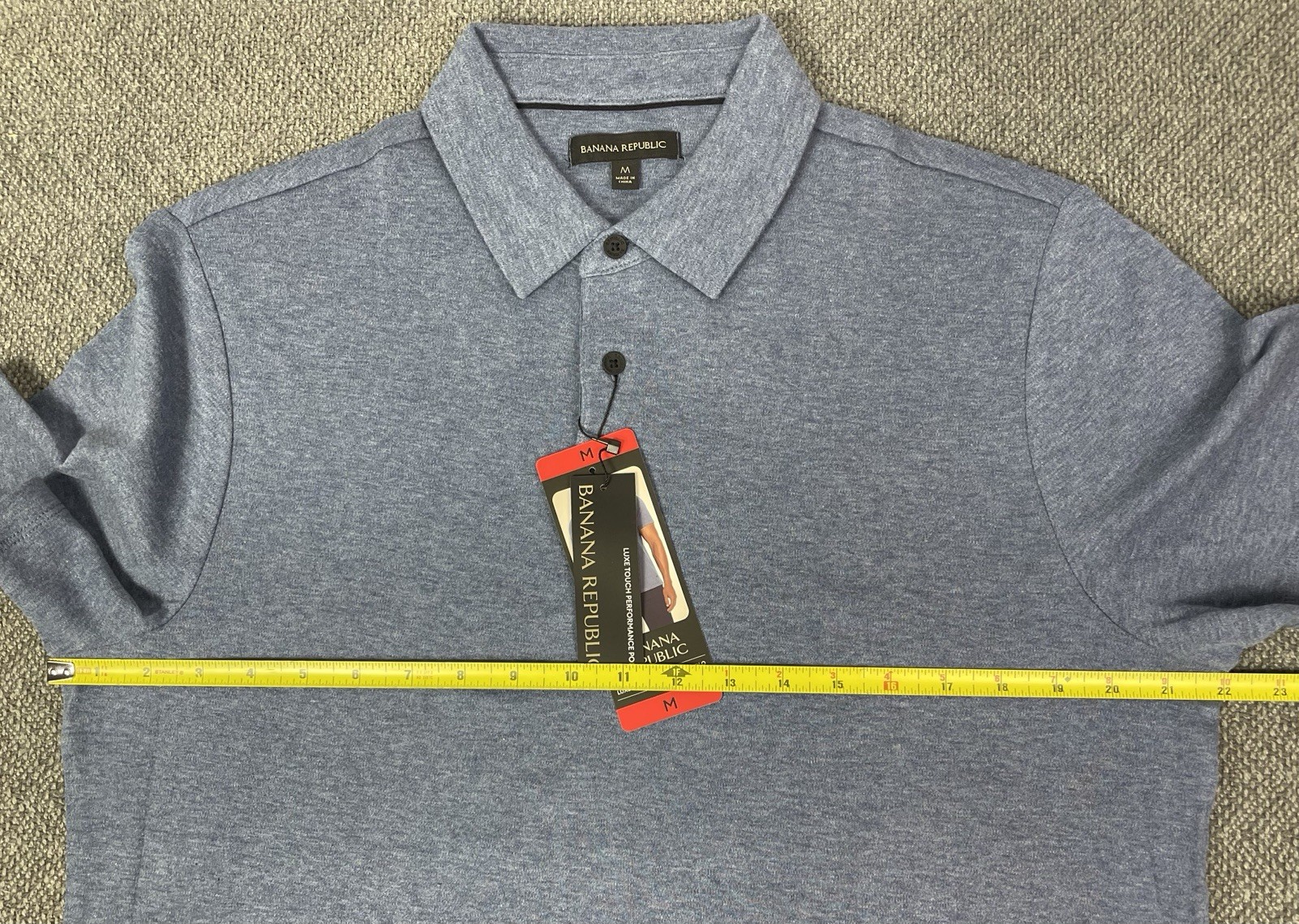 Banana Republic Men’s Luxe Polo in Green, Black or Blue Pick Your Size NWT