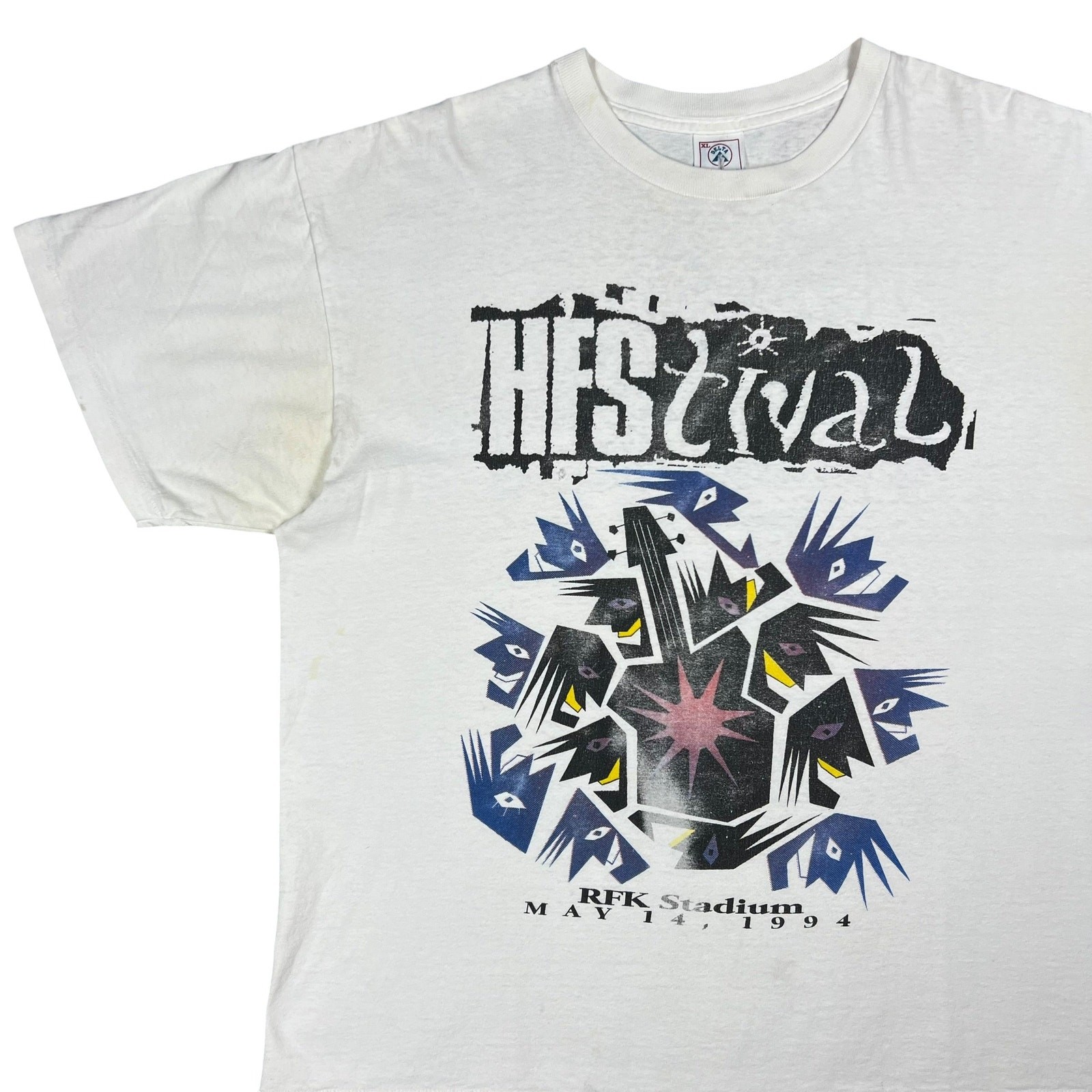 Vintage 1994 HFStival Meat Puppets Violent Femmes Pavement band tee (XL)