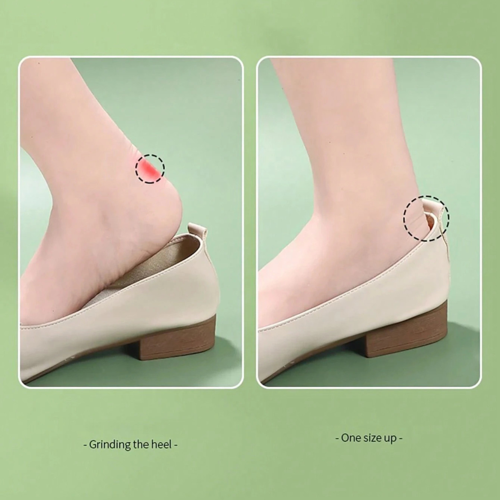 1 Pair Anti-Wear Heel Grips for Women’s Shoes Cushion Pads Prevent Blisters Slip