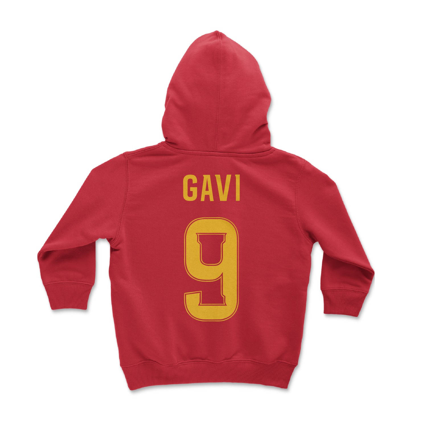 Spain Soccer Pride Gavira 9 Two-Sided Tribute Toddler Hooded Sweatshirt