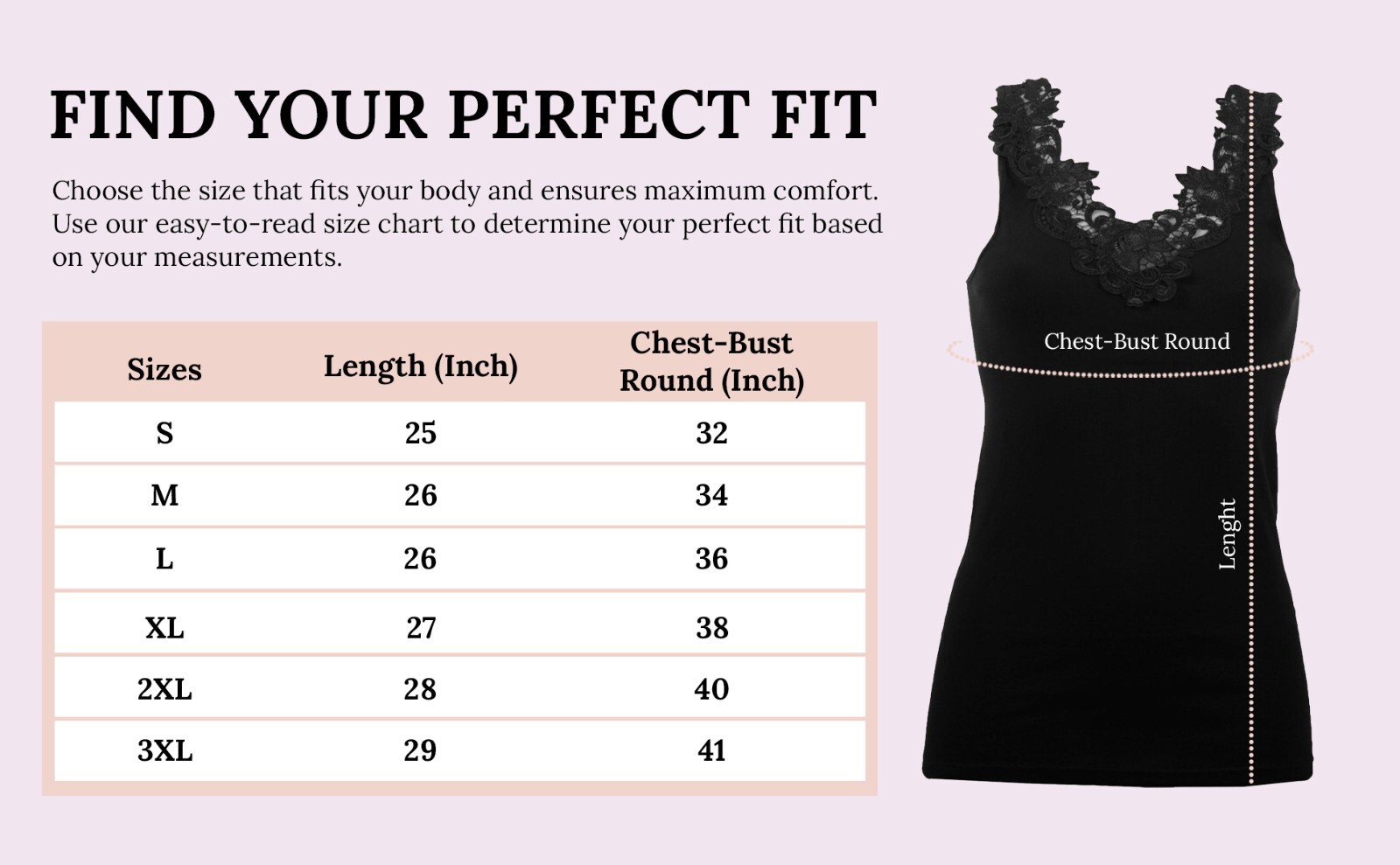 Wome’s Tank Top Camisole with Lovely Lace Trim Style Soft Sexy Sport Yoga
