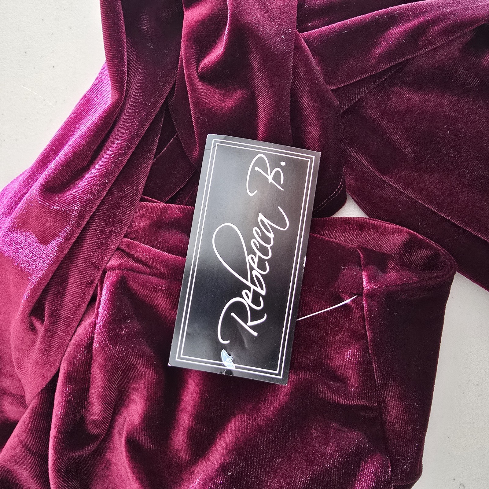Whimsigoth Velvet Gown Size 10 Burgundy Draped Back Old Money Dark Feminine Core