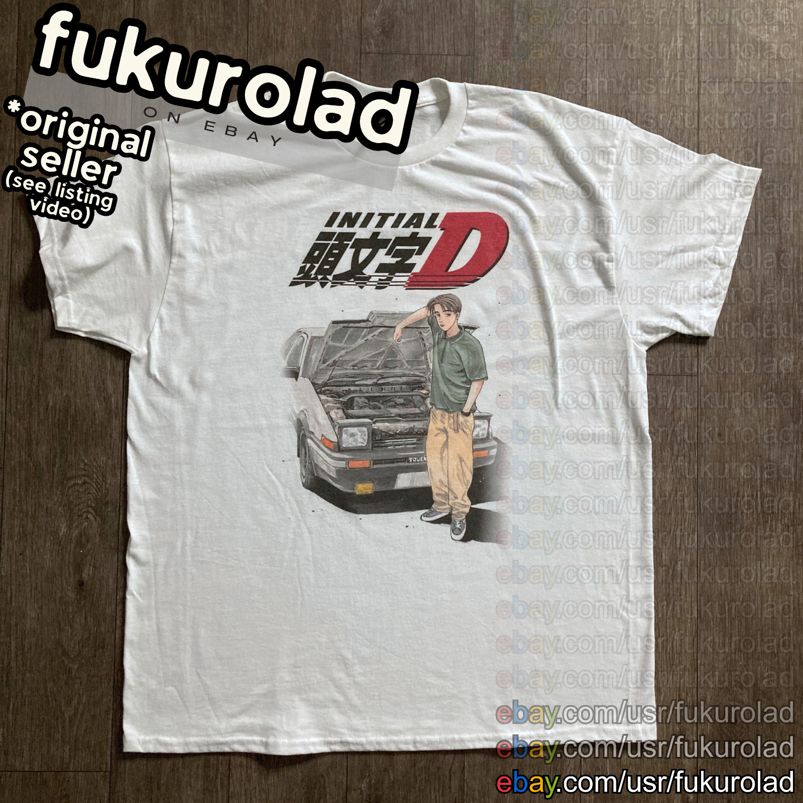 INITIAL D Takumi Fujiwara UNISEX t-shirt – high quality print