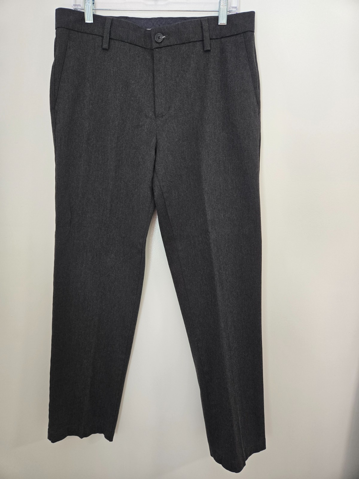 Dockers Signature Khaki Men’s Straight Fit Flat Front Pants – Comfort Waistband