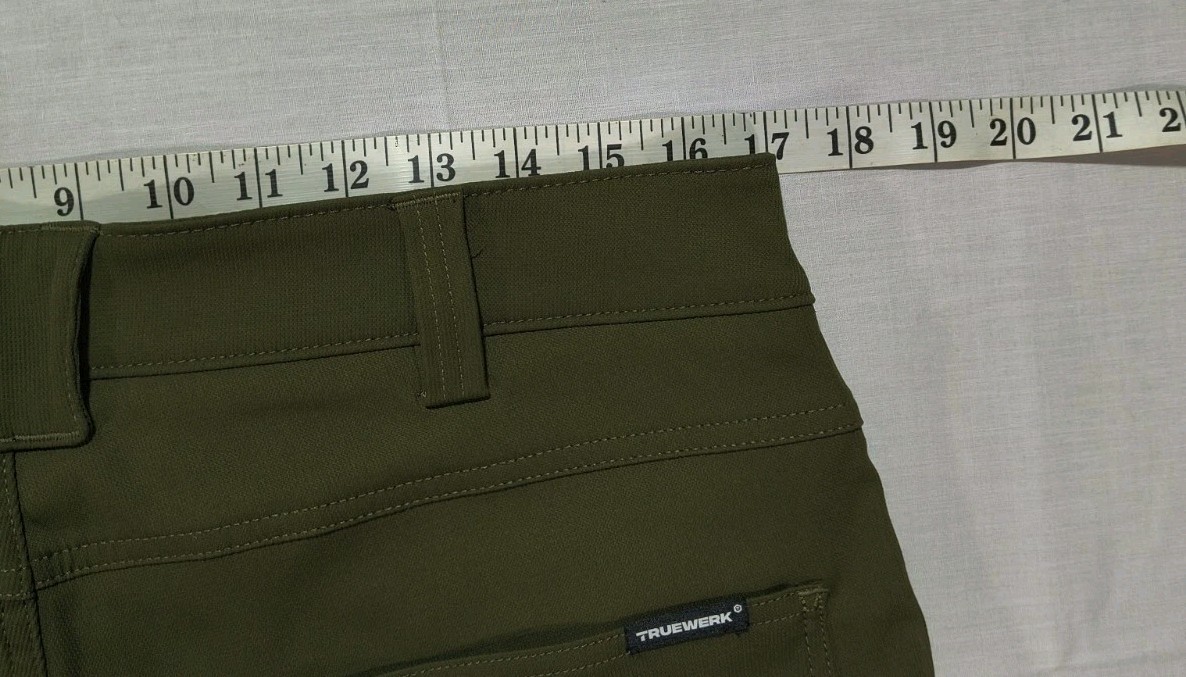Truewerk EDO Work Pant Size 34 Xlong Olive Night Green BRAND NEW WITH TAGS Pants