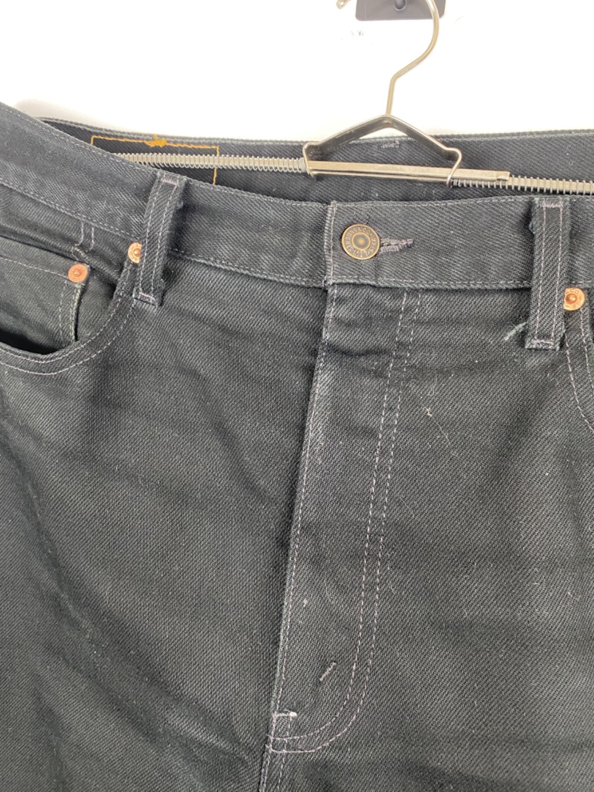 Levi’s 615 Orange Tab Black Jeans W36 L36 Made in USA Vintage Y2K