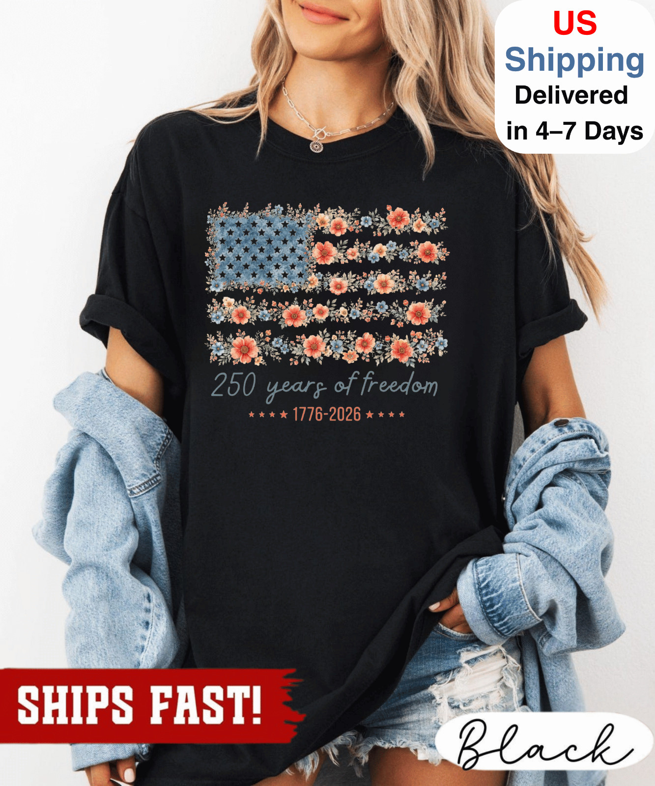America 250th Anniversary Shirt Patriotic USA 1776 2026 Independence Day America