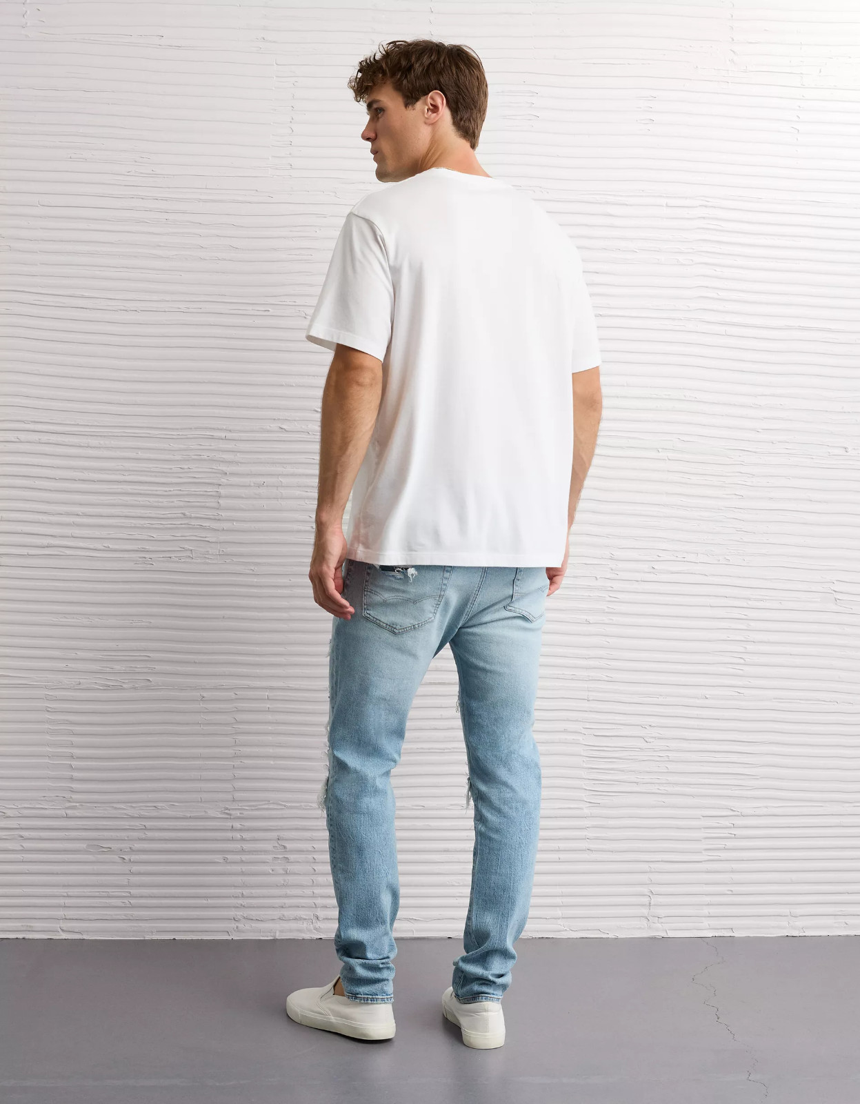 American Eagle AirFlex Plus Patched Athletic Fit Jean
