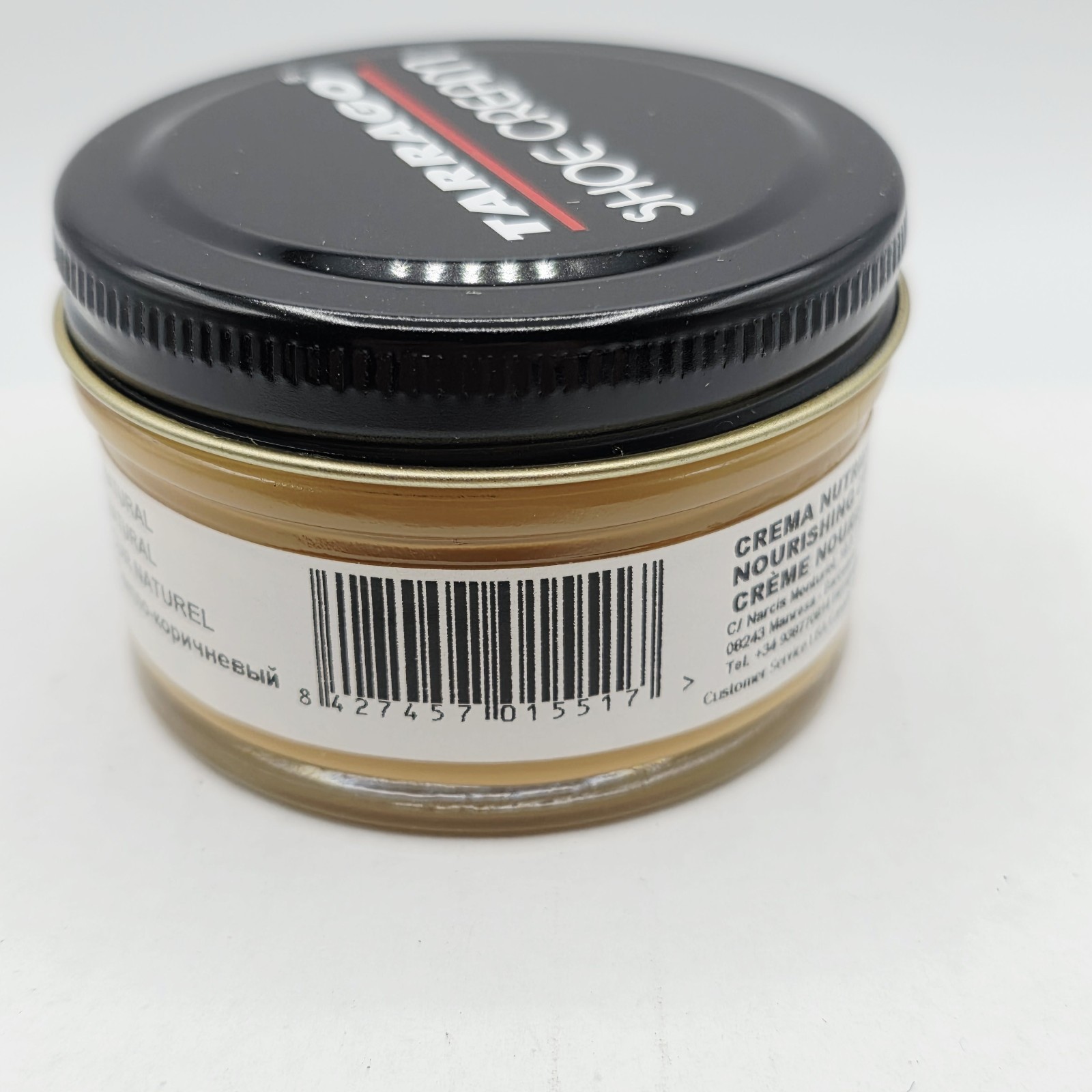 Tarrago Shoe Polish # 51 Natural Cream Leather Protector 1.76 oz. 50ml Boot