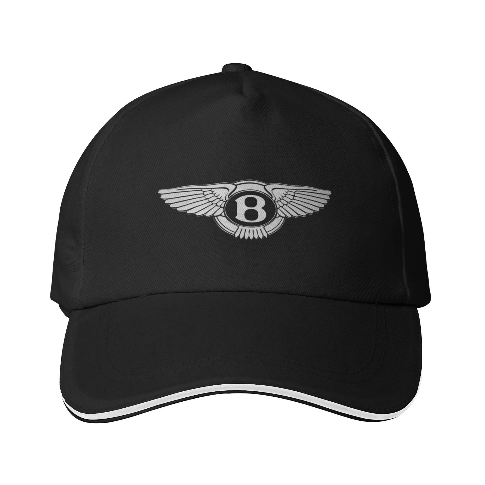 Bentley Sun Hat Classic Adjustable Sports Style Baseball Cap Golf Hat Black