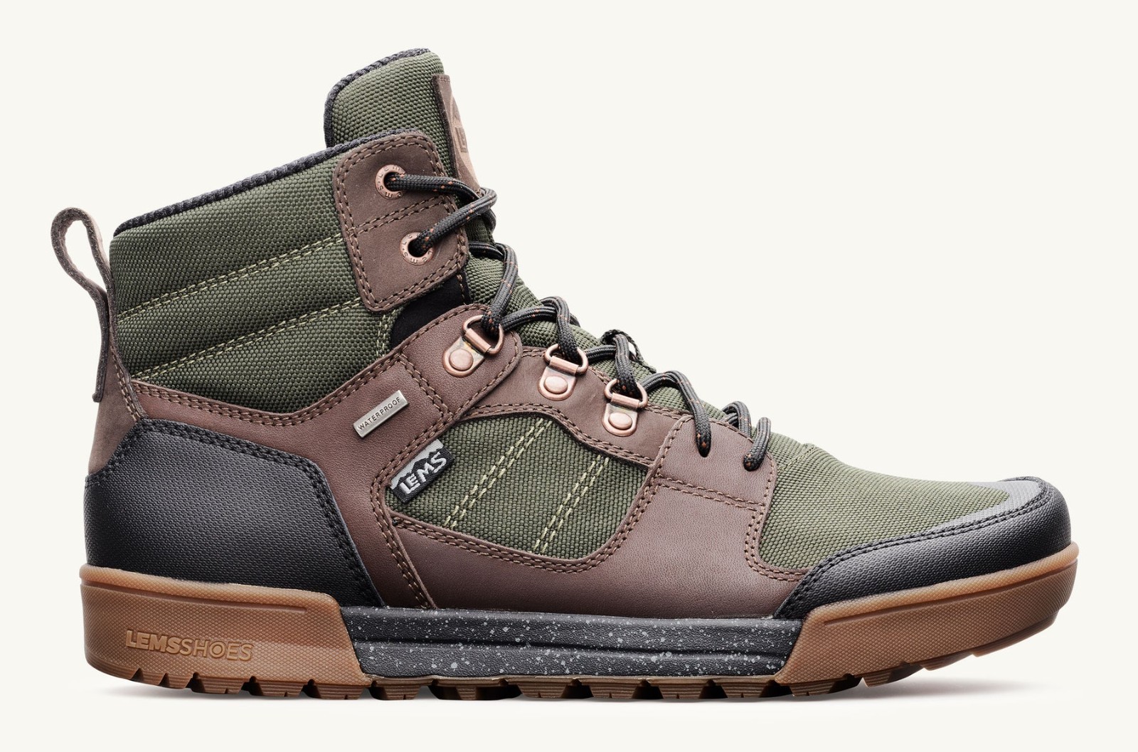 Lems Men’s Outlander Waterproof Boot – Evergreen (ALL SIZES/NEW) 🌳