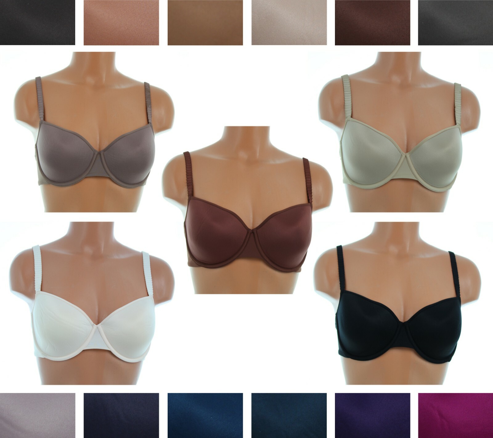 Third Love T-Shirt Bra, Classic 24/7 Women’s Underwire, Hook Back Closure