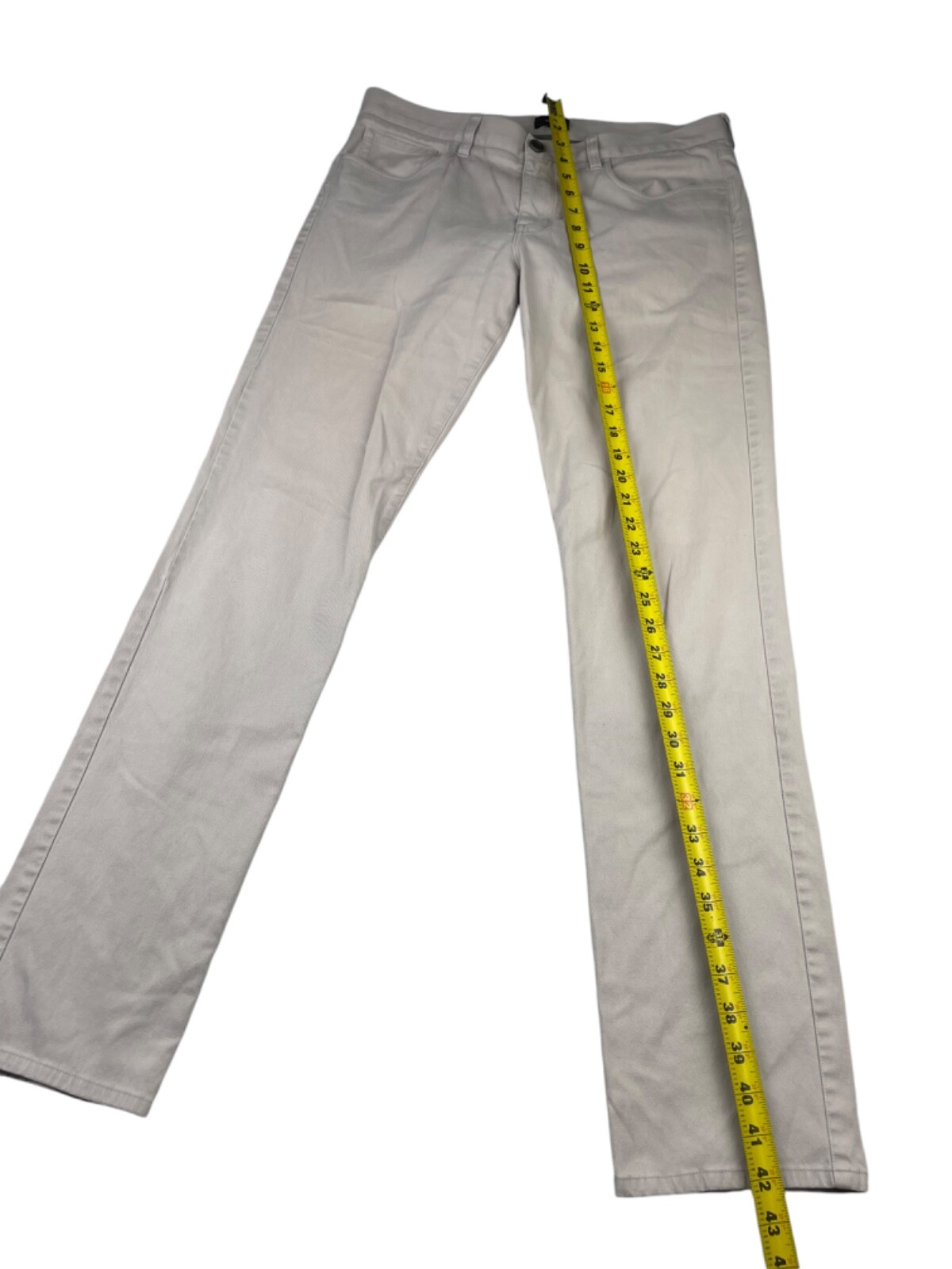 Vince Men’s Cotton Stretch 5-Pocket Pants Light Khaki/Tan • 33×32